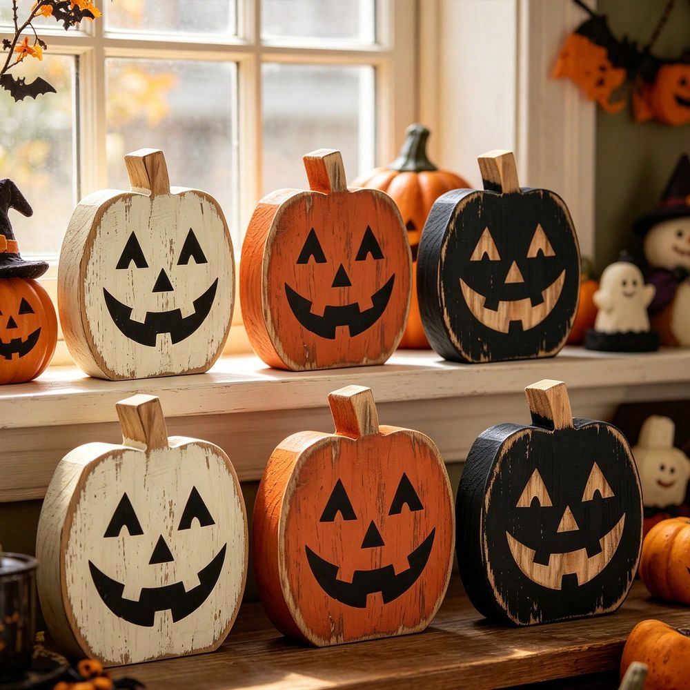 6pk Pumpkin Decor $15 Shipped