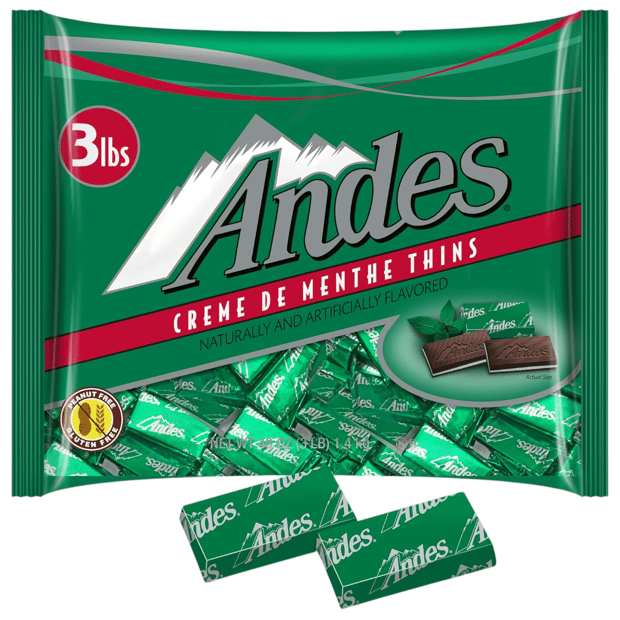 3lbs Andes Chocolate Mints $17