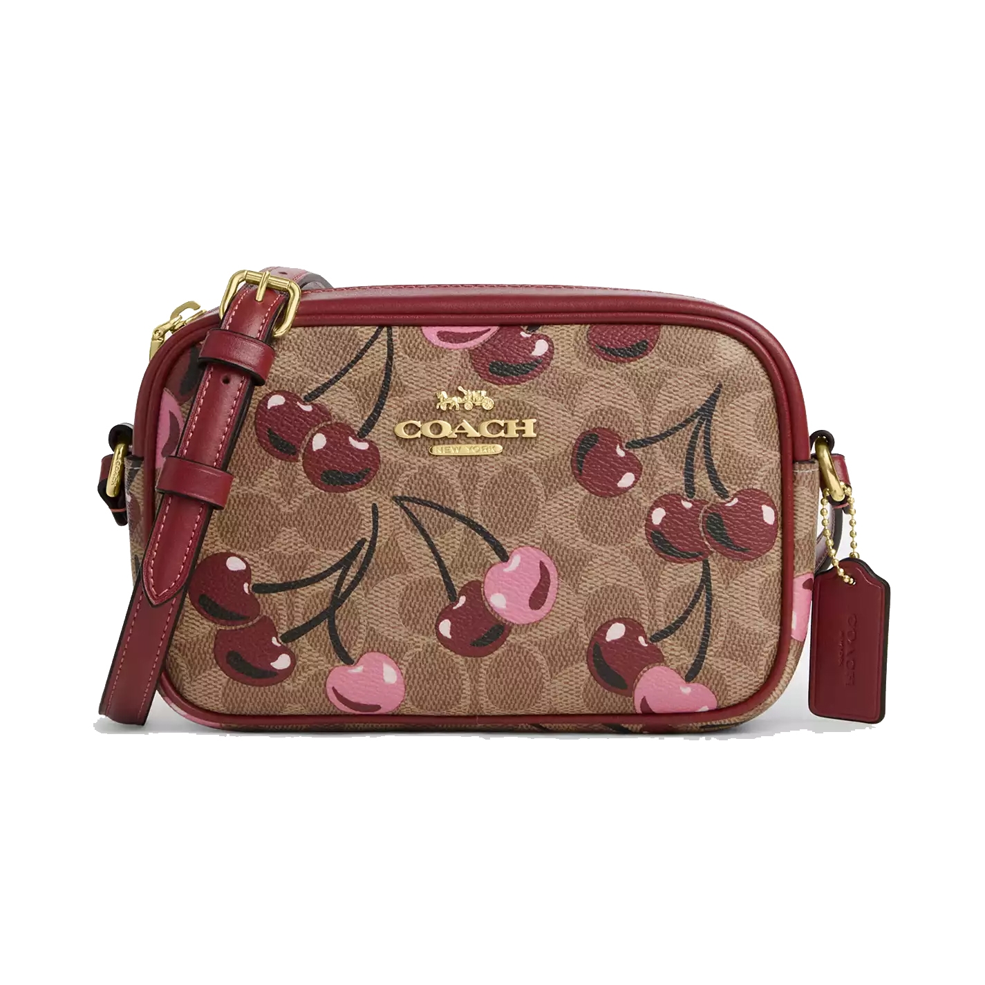 Coach Mini Jamie Cherry Print Camera Bag at Brad's Deals