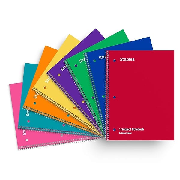 Stample Notebook Staples: School Supplies under $1 at Brad's Deals
