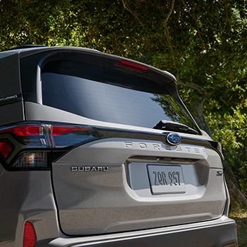 The 2025 Subaru Forester features new back-end styling.