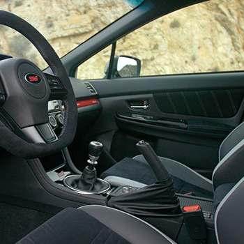 Subaru WRX STI S209 interior gear shift