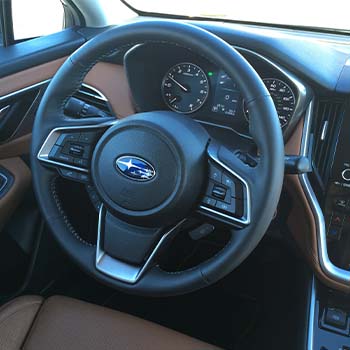 Subaru Legacy Touring XT steering wheel