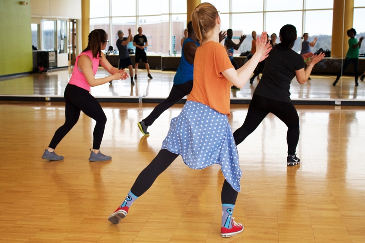 Dance fitness class