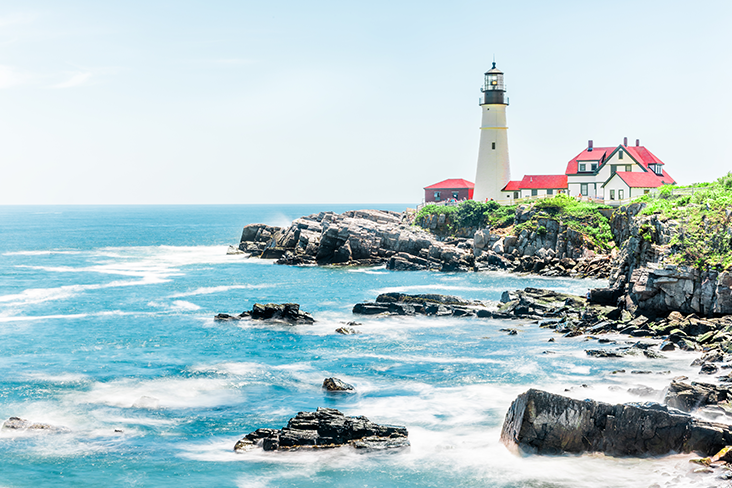 Kettle Cove in Cape Elizabeth, Maine