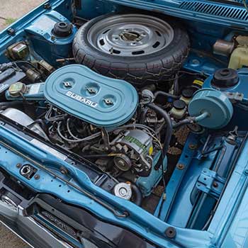 Engine of 1980 Subaru BRAT