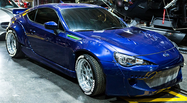 The 2016 BRZ with a Rocket Bunny kit hit the screen in Fate of the Furious.