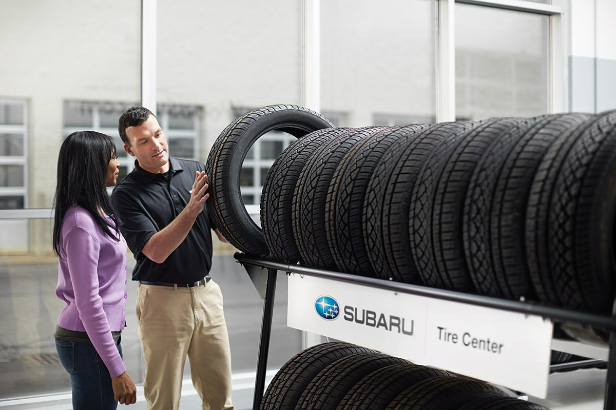 Your Subaru retailer can provide a tire evaluation and help you select the right tire for your needs.