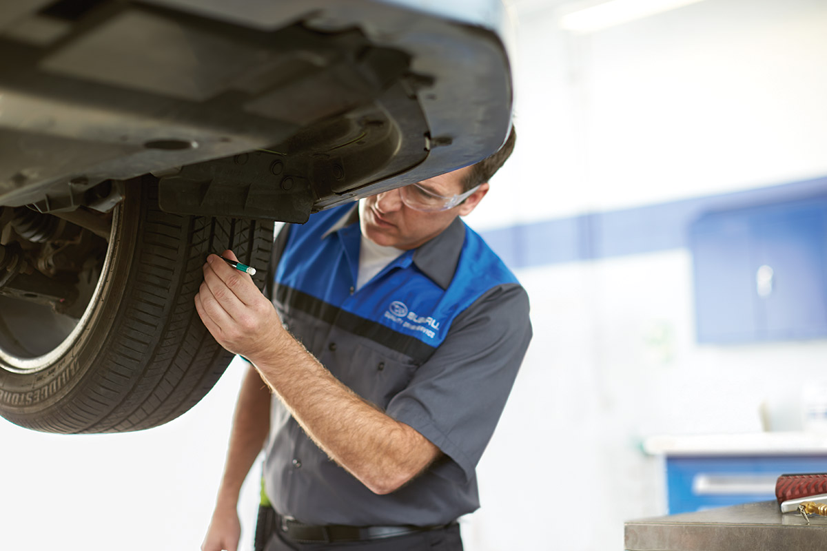 Your Subaru retailer can provide a tire evaluation and help you select the right tire for your needs.
