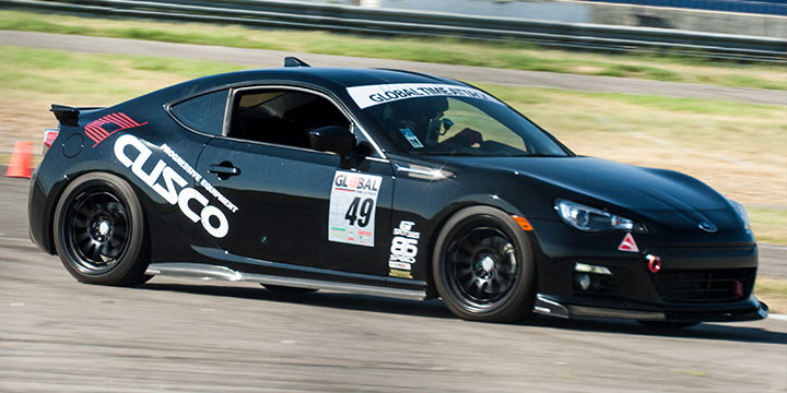 Subaru BRZ in action at Global Time Attack.