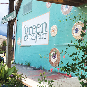 the green project wall painting