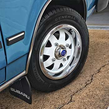 13-inch general AltiMAX tires on 1980 Subaru BRAT