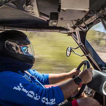 Driving a Baja buggy