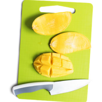 sliced mango