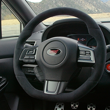 Subaru WRX STI S209 steering wheel