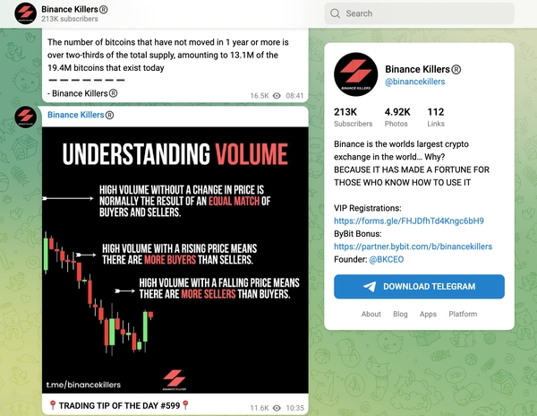 Binance Killers Telegram.
