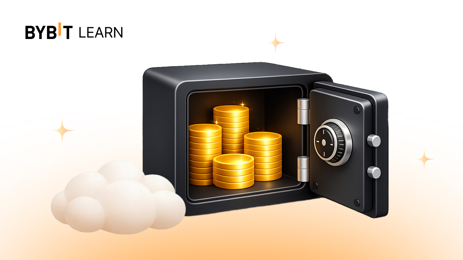 Что такое PoS майнинг - сейф с золотыми монетами, стейкинг и хранение криптовалюты