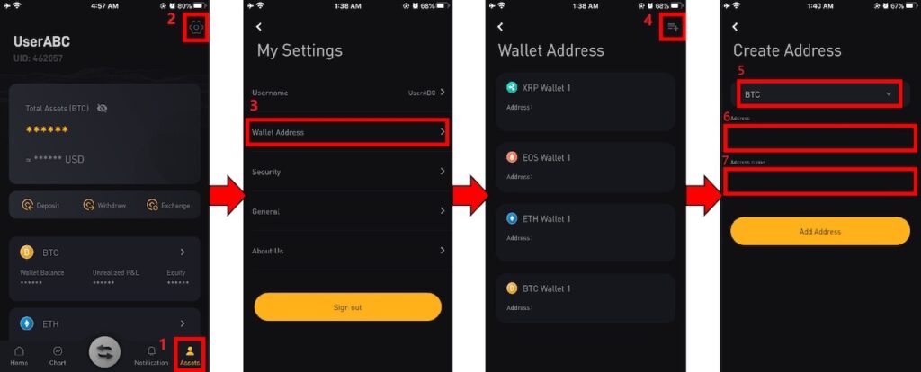 how to transfer crypto wallet