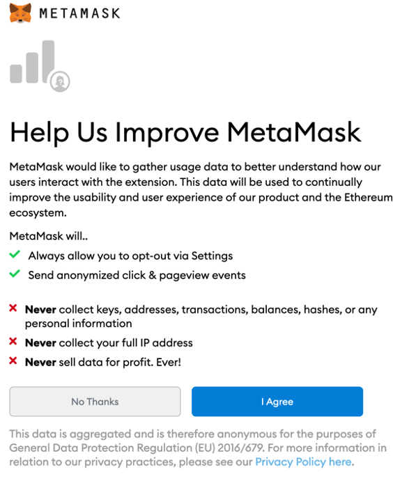 Improve Metamask