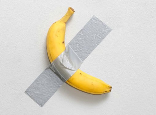 Viral banana art.