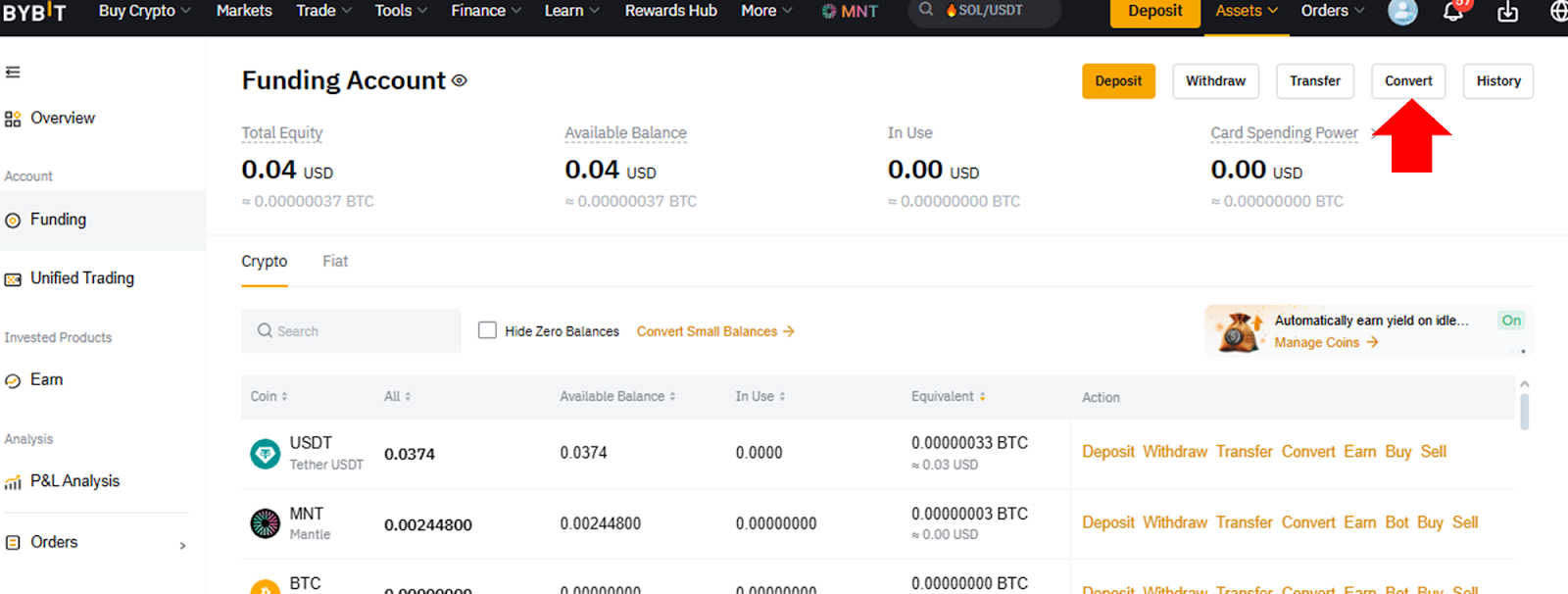 Bybit変換を使用した暗号資産の変換方法（手数料無料） | Bybit Learn