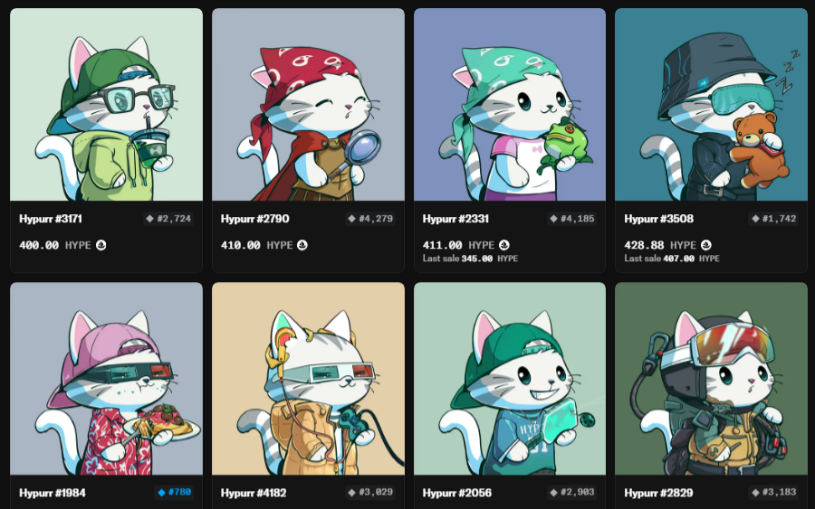 Коллекция Hypurr