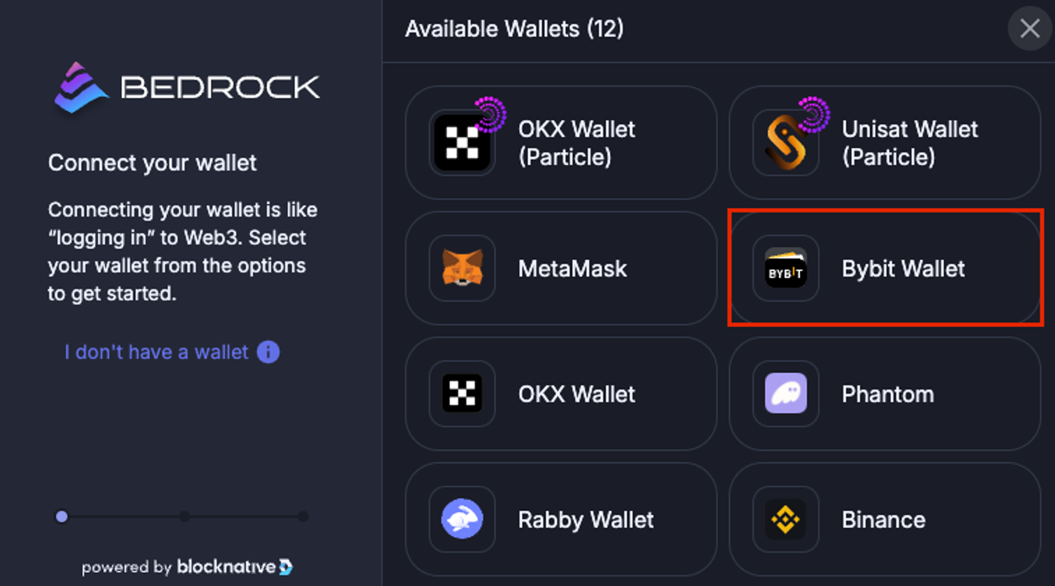 Bybit Web3ウォレットでBedrockでBTCを再ステーキングする方法 | Bybit Learn