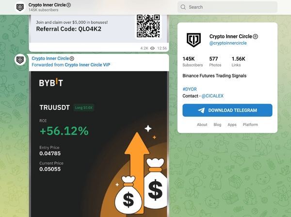 Crypto Inner Circle® telegram.