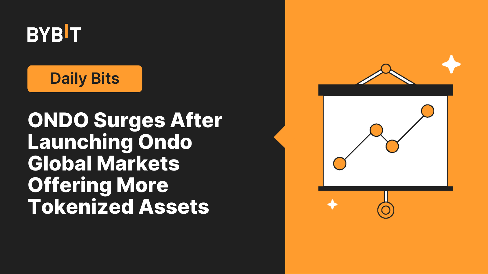 Ondo Finance 推出Ondo Global Markets 以丰富其代币化资产种类，推动ONDO 价格飙升| Bybit Learn