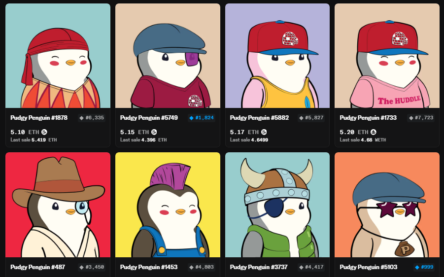 Коллекция Pudgy Penguins