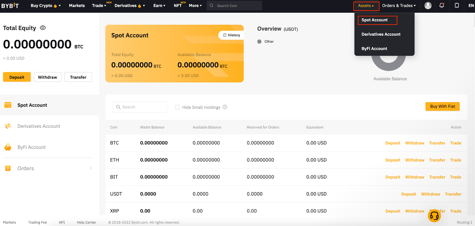 how to deposit money on bybit