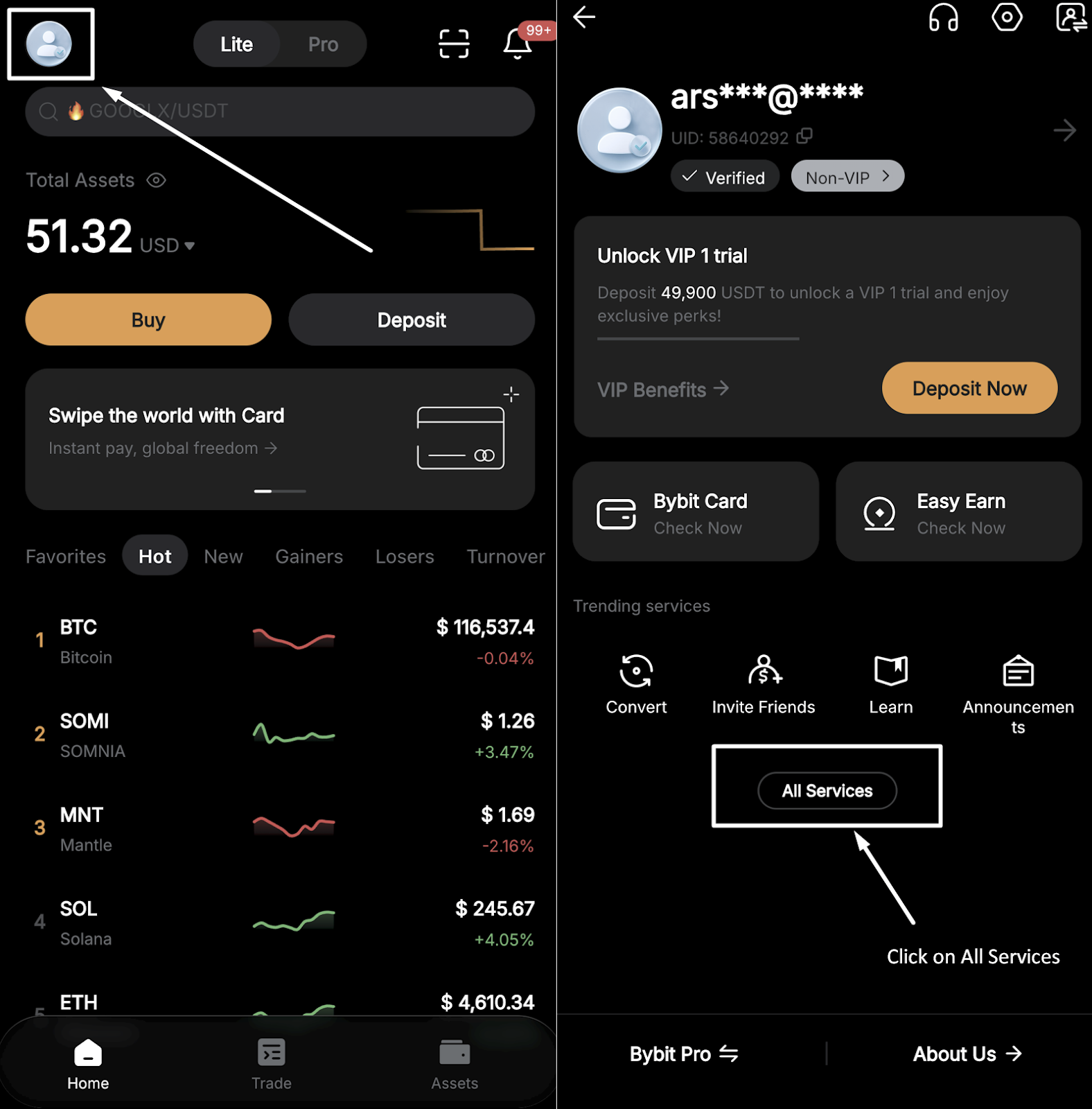How to deposit crypto into Bybit Lite | Bybit Learn
