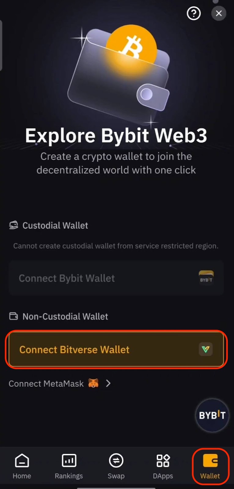 Bitverse: How to Create a Bitverse Wallet for Bybit Web3 | Bybit Learn