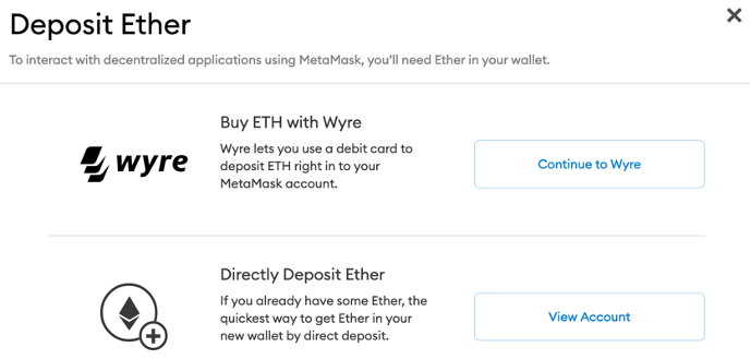 Deposit Ether