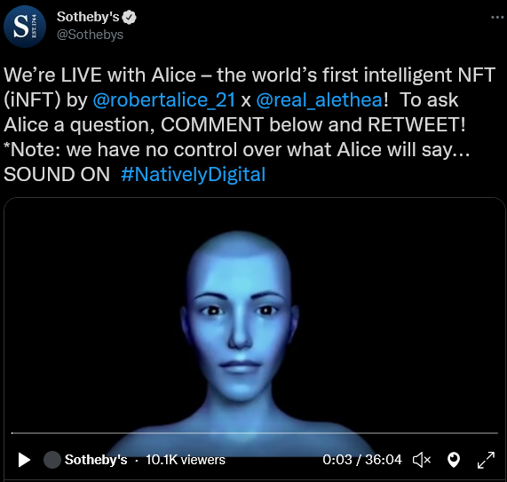 Alethea’s AI-powered avatar