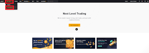 P2P trading page