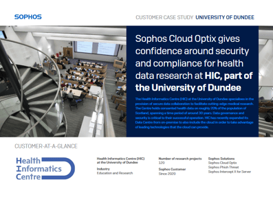 Health Informatics Centre (HIC) at the University of Dundee Health Informatics Centre (HIC) at the University of Dundee