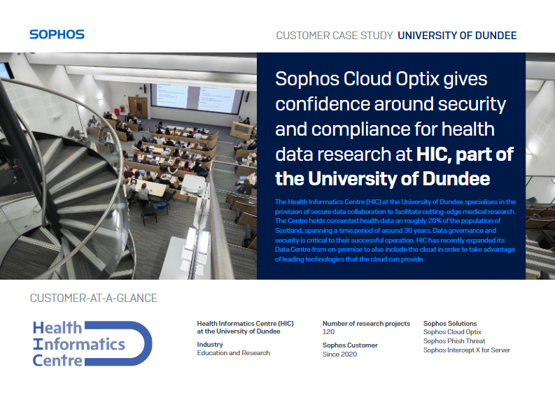 Health Informatics Centre (HIC) at the University of Dundee Health Informatics Centre (HIC) at the University of Dundee