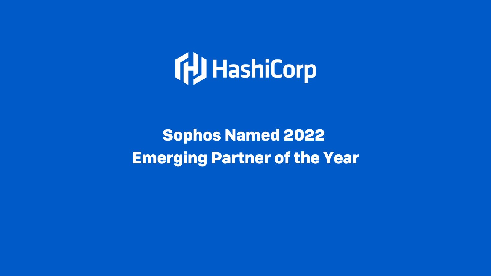 Sophos named 2022 Emerging Partner of the Year