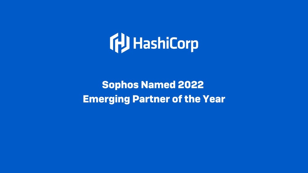 Sophos named 2022 Emerging Partner of the Year