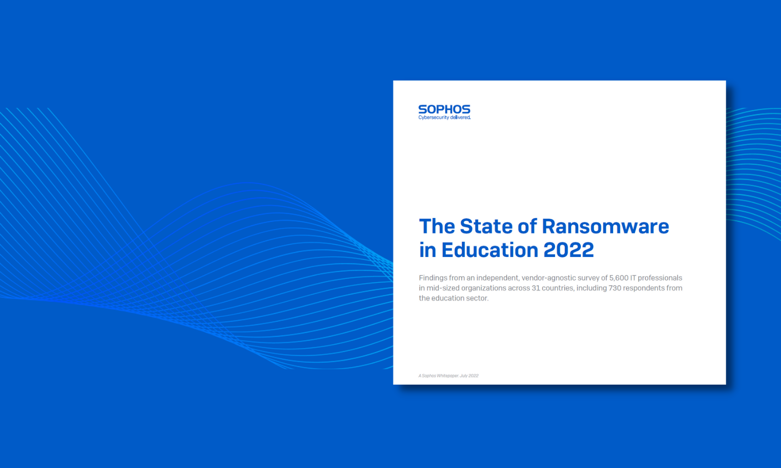 The State of Ransomware in Education 2022