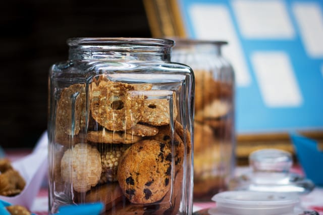 Different cookies in glass jar - depositphotos.com Different cookies in glass jar - depositphotos.com