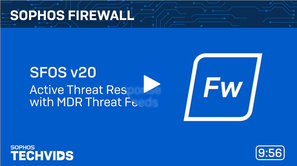 sophos firewall