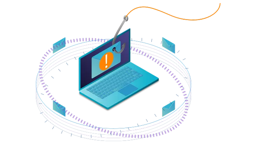 Computer phishing hook