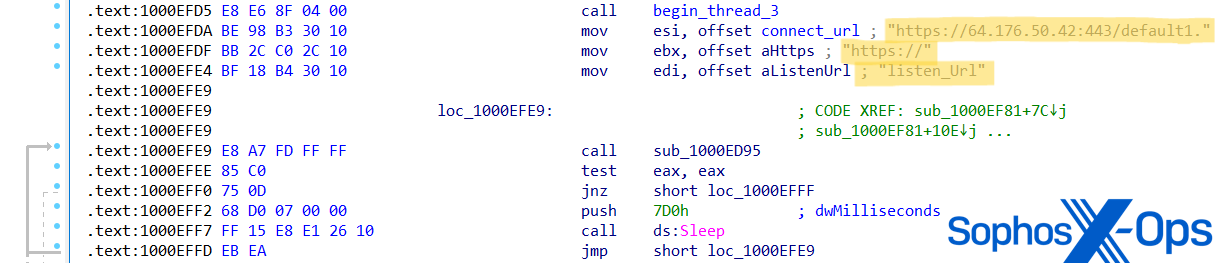 PocoProxy sample assembly code assigning new ‘Connect’ and ‘Listen’ URLs