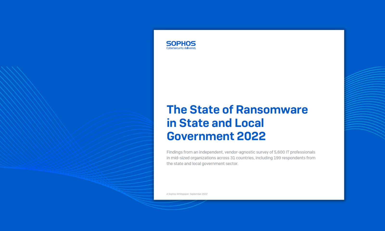 The State of Ransomware in State and Local Government 2022