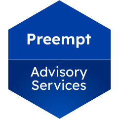 Preempt hexagon icon Preempt hexagon icon