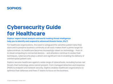 sophos-healthcare-cybersecurity sophos-healthcare-cybersecurity