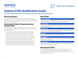 Sophos ZTNA Deskaid 1