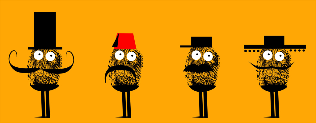 Funny,Disguise,Fingerprint,Characters